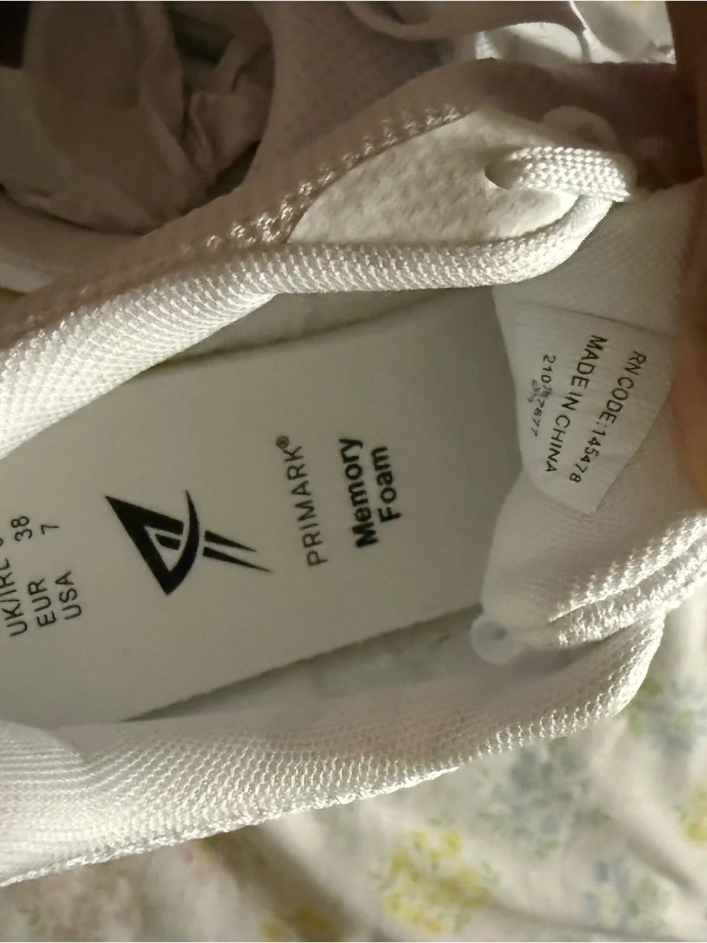 Primark White Kids Sneakers - Lace-Up Mesh Trainer